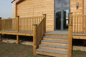 External decking and access to the Village Hall